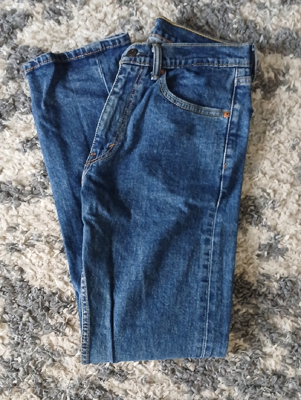 Levi's Men's Classic 505 Blue Straight Jeans